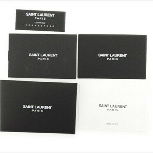 Auth Saint Laurent Long Wallet Pink leather Woman - Picture 8 of 10